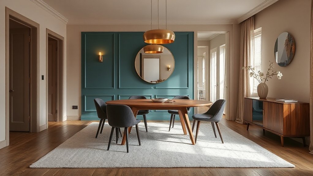 color sets modern dining mood
