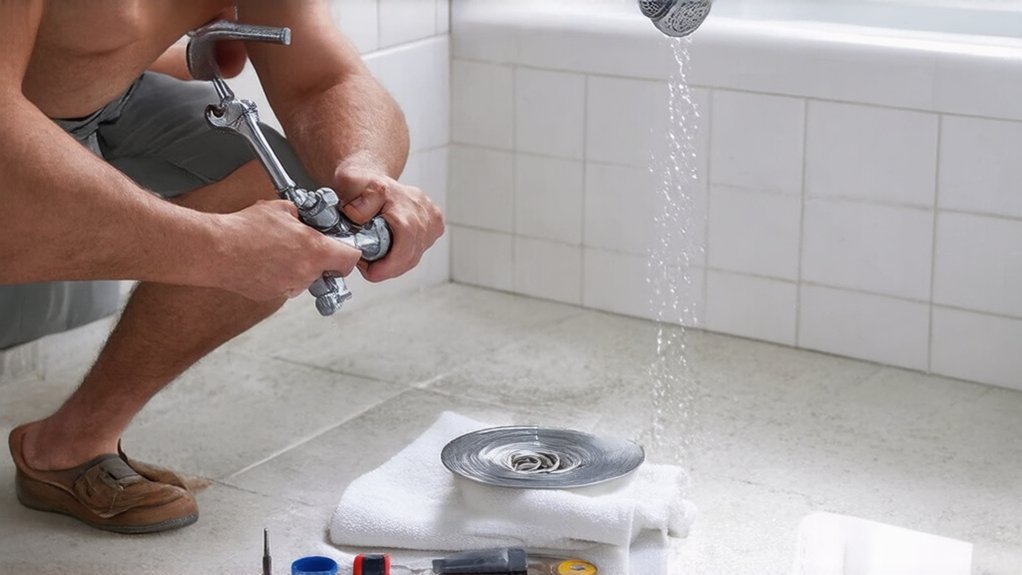 diy shower leak repairs