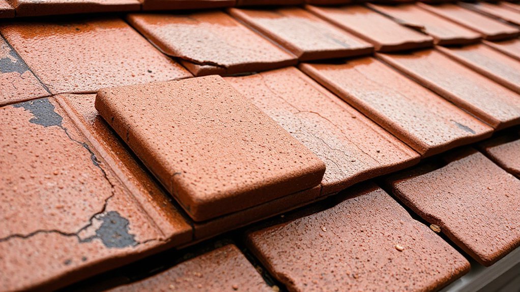 early roof tile damage detection