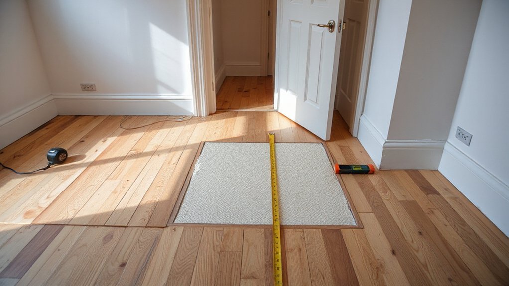 floor build up measurement guidelines