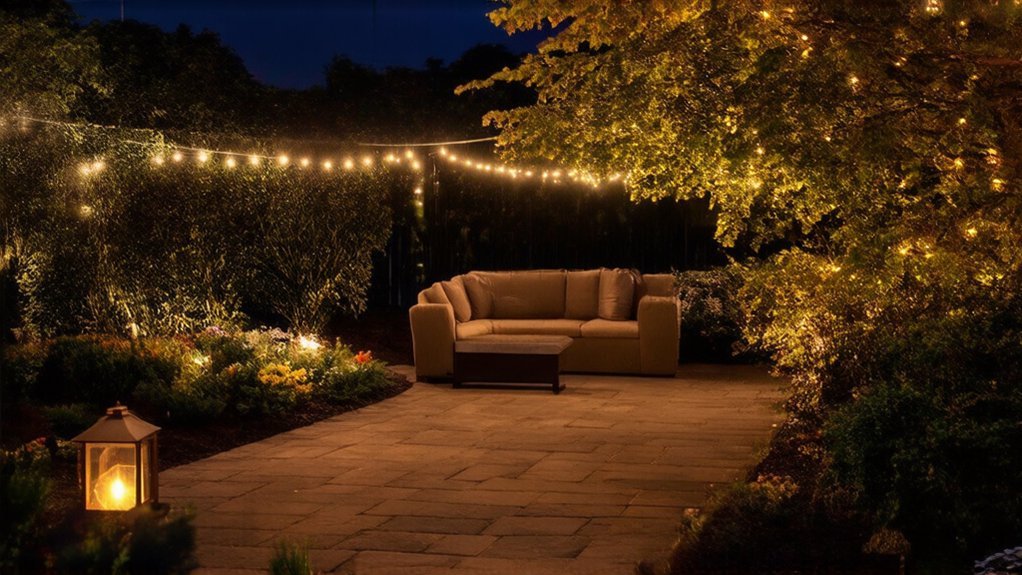 garden nighttime illumination ideas