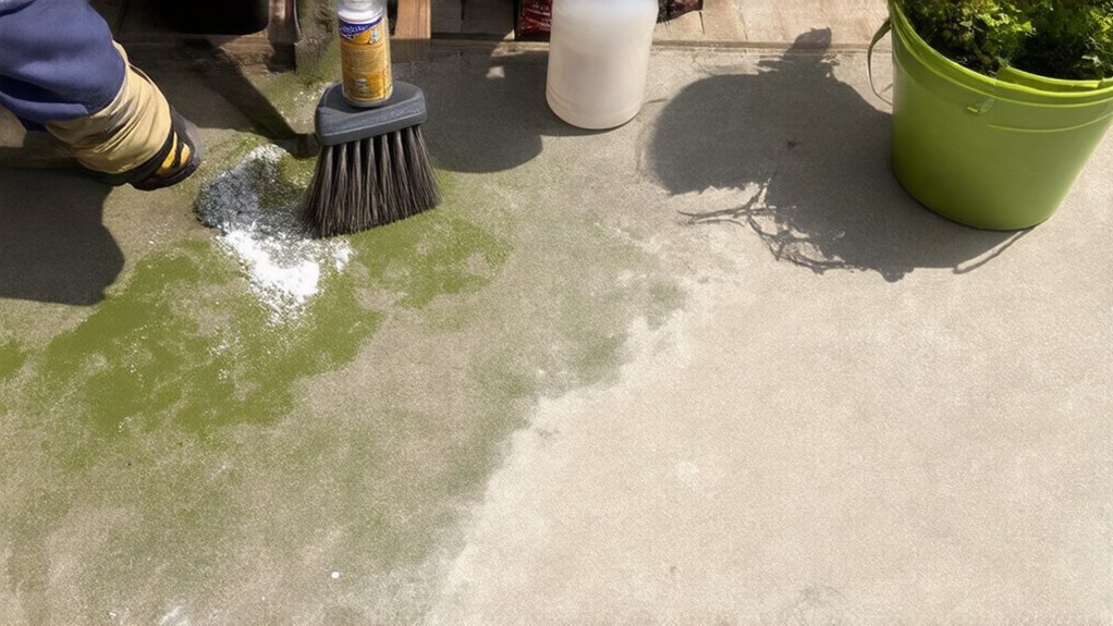 gentle patio slab cleaning
