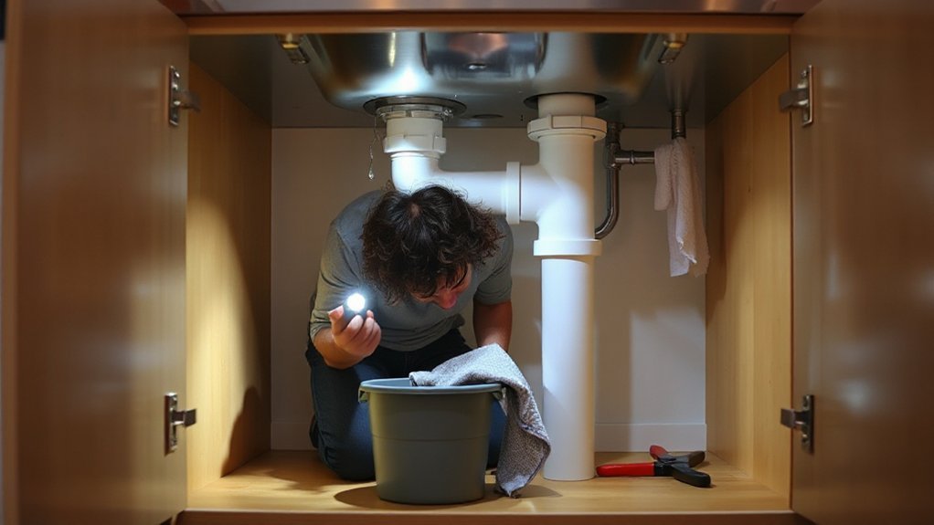identify sink clog location