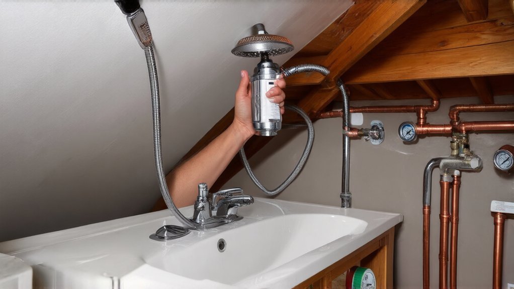 improve attic water pressure