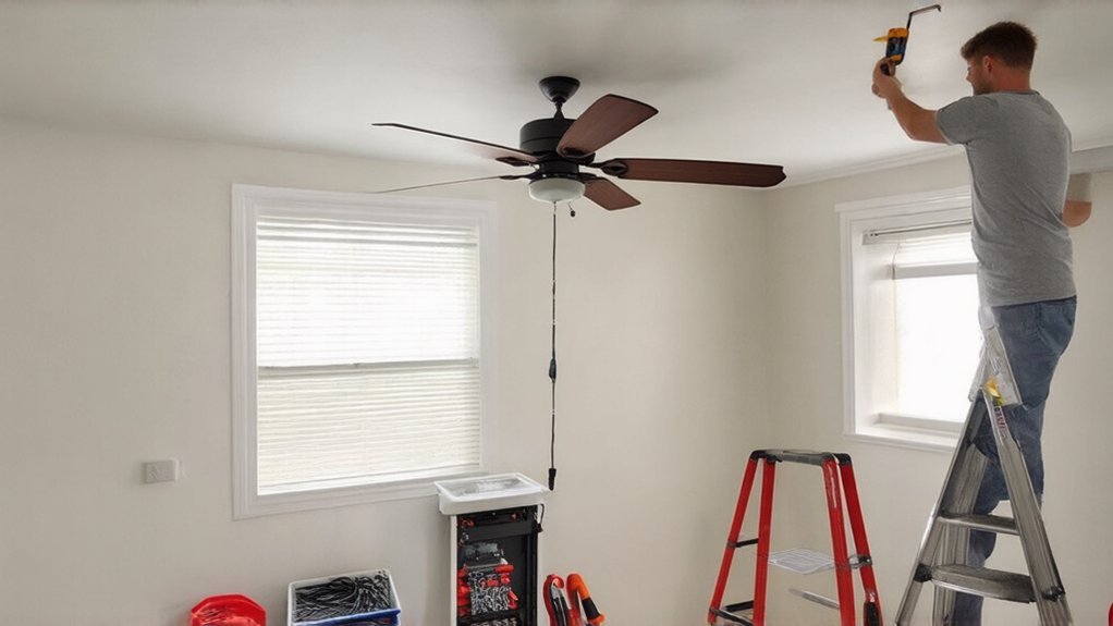 installing a ceiling fan