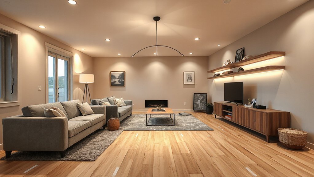 living room layout and clutter assessment