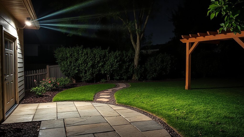 nighttime garden mapping awareness