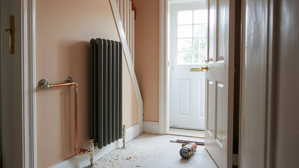 optimal hallway radiator placement