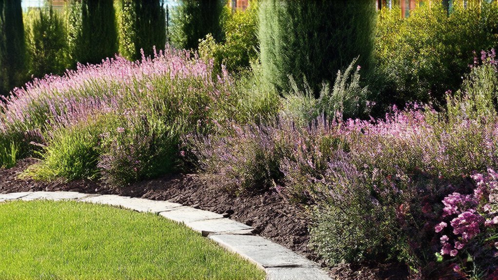 perennials evergreens structure