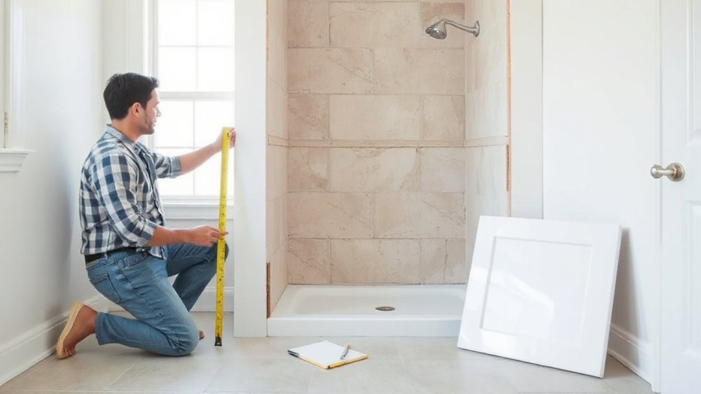 precise shower measurement guidelines