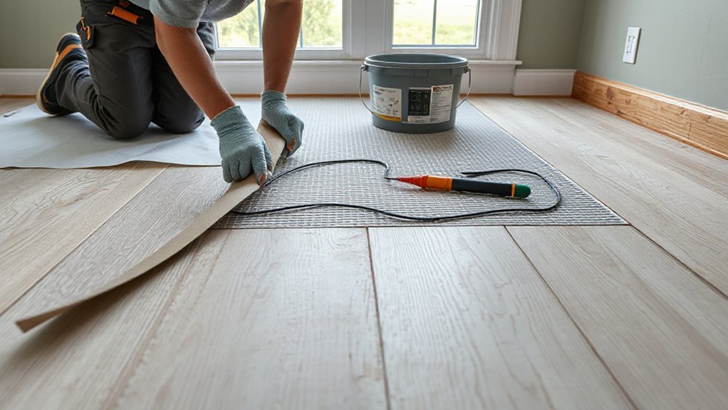 retrofit electric underfloor heating