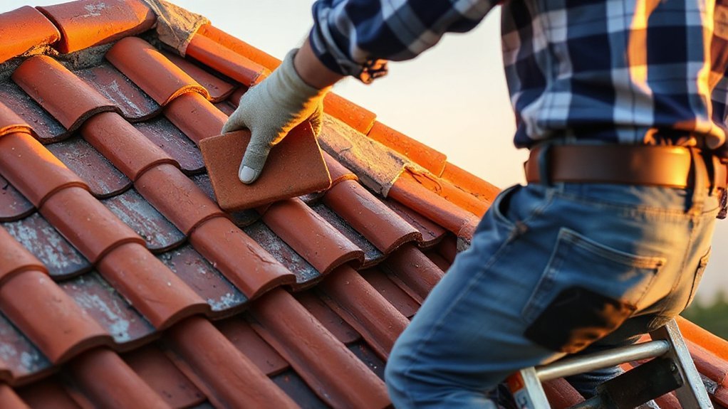 roof tiles loosen over time