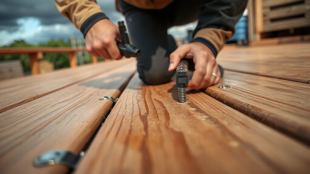 rust resistant secure deck fixings