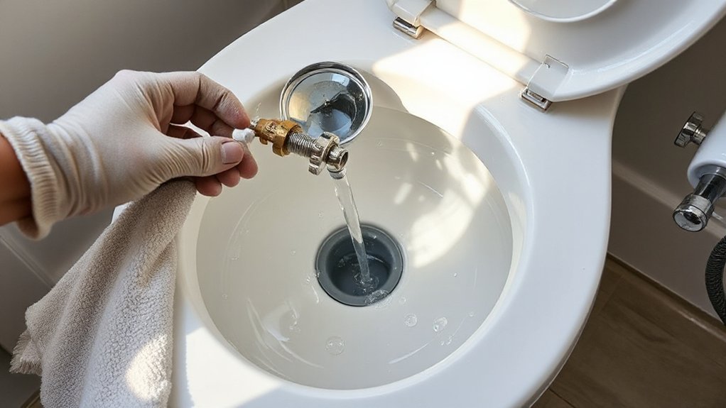 troubleshoot toilet running issue