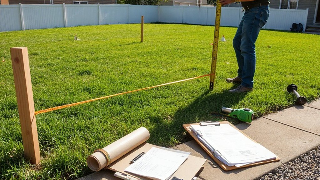 verify boundaries and permits