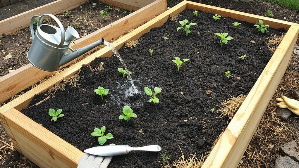 water mulch maintain properly